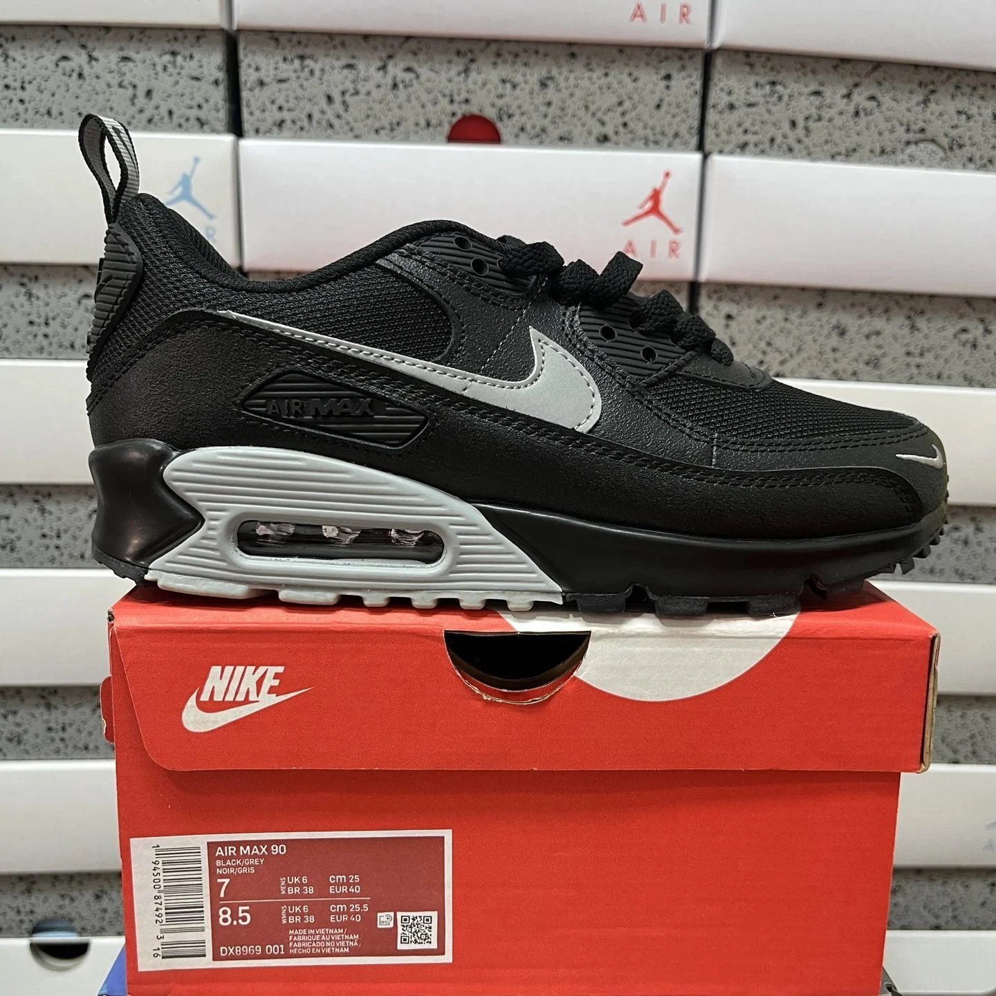 Nike Air Max 90 Black Grey DX8969-001