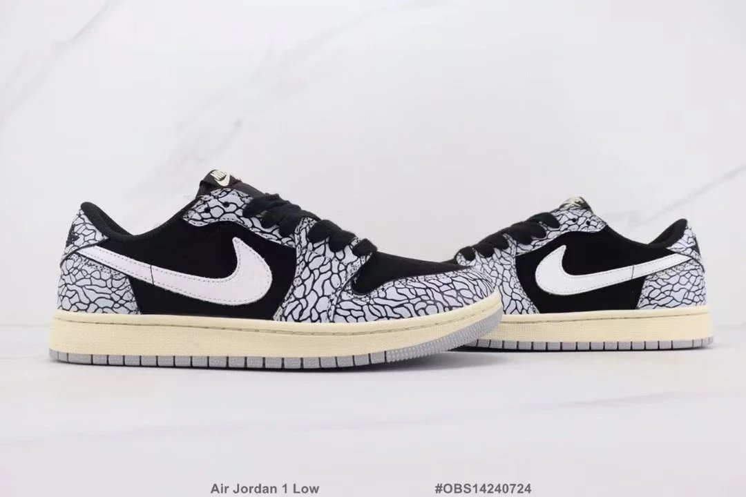Jordan 1 Retro Low OG Black Cement CZ0790-001