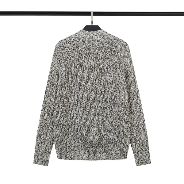 Stone Island Knit Zip-Up Cardigan Gray - 5