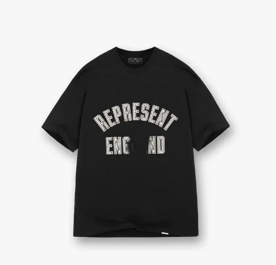 Represent Represent England Black T-Shirt - 1