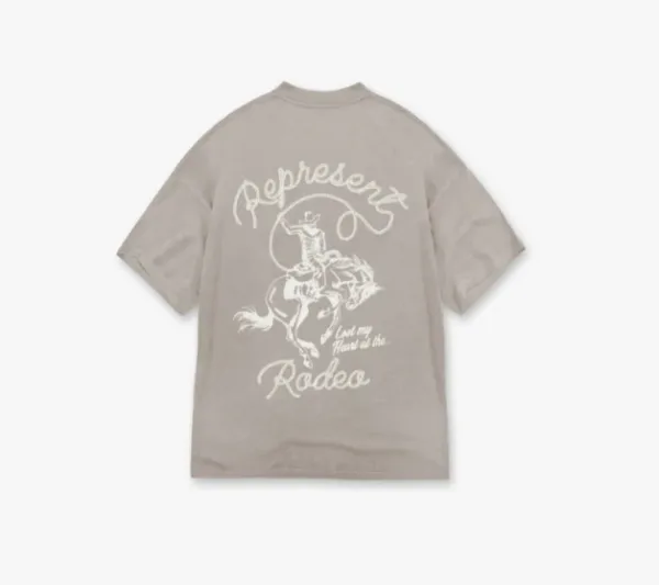 Represent Out of the Shadows Graphic T-Shirt Off-White - 5