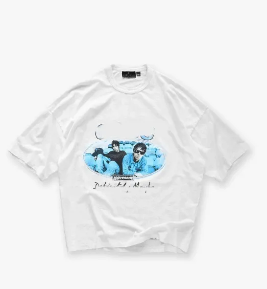 Represent Distorted Mirage White T-Shirt - 1