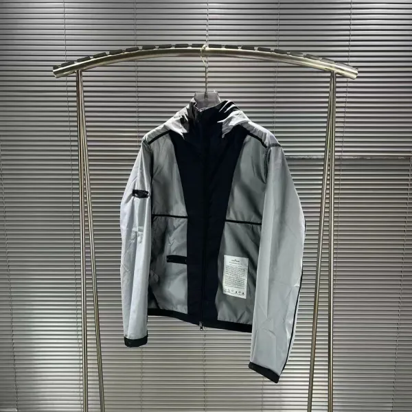 Stone Island Shadow Project Black Hooded Windbreaker Jacket Outerwear - 14