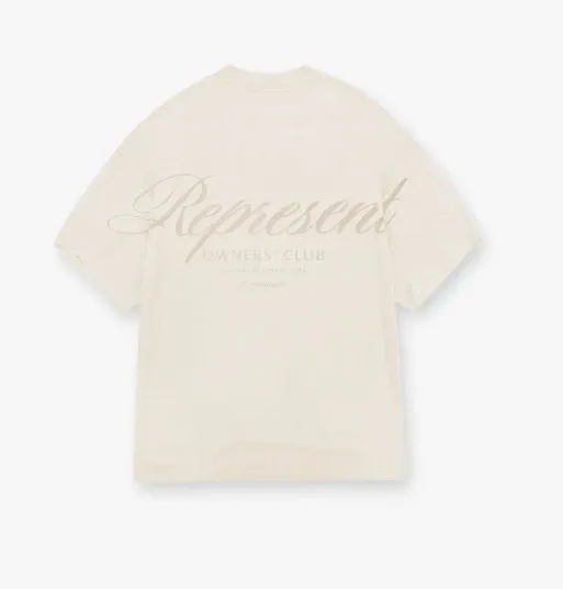 Represent Owners' Club Cream T-Shirt - 1