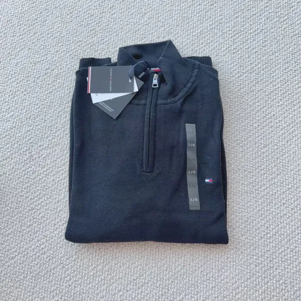 Tommy Hilfiger Half-Zip Sweater Navy - 1