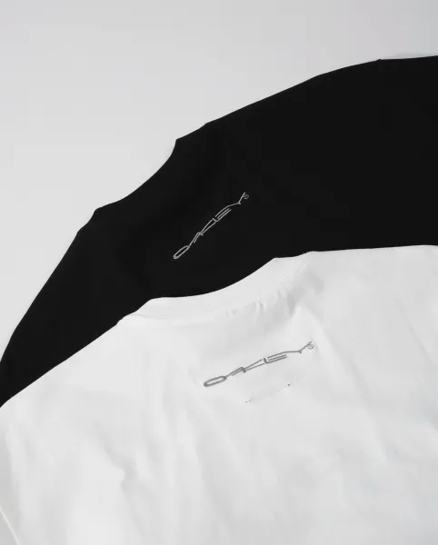 Oakley Logo Embroidered Black T-Shirt - 17