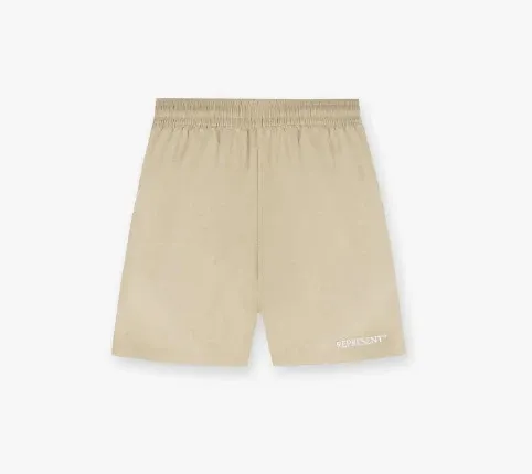 Represent Essential Shorts Beige Shorts - 1
