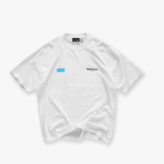Represent Essential Logo T-Shirt White - 1