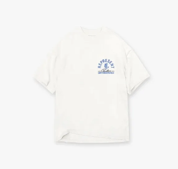 Represent Classic Logo White T-Shirt - 1