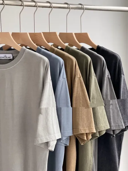 Stone Island Oversized Crewneck T-Shirt Gray - 6