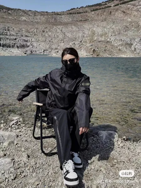 Stone Island Shadow Project Black Hooded Windbreaker Jacket Outerwear - 6