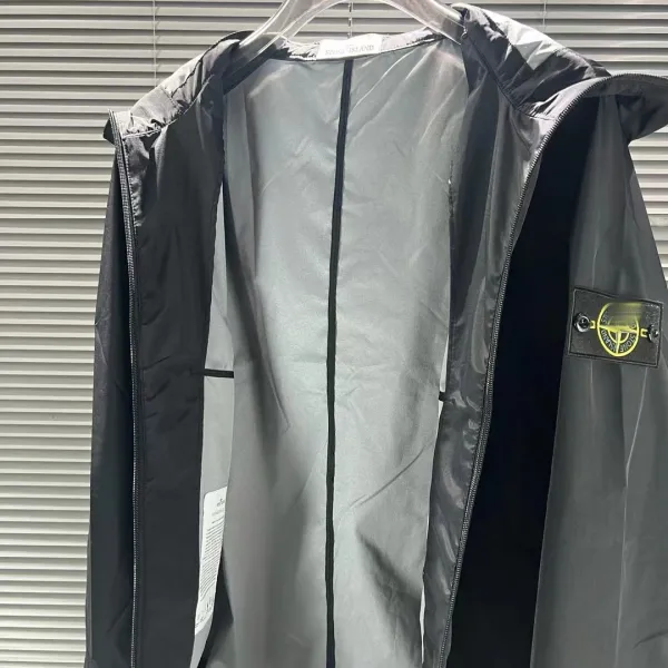 Stone Island Shadow Project Black Hooded Windbreaker Jacket Outerwear - 13