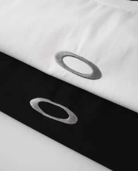 Oakley Logo Embroidered Black T-Shirt - 13