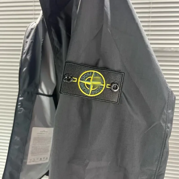 Stone Island Shadow Project Black Hooded Windbreaker Jacket Outerwear - 12