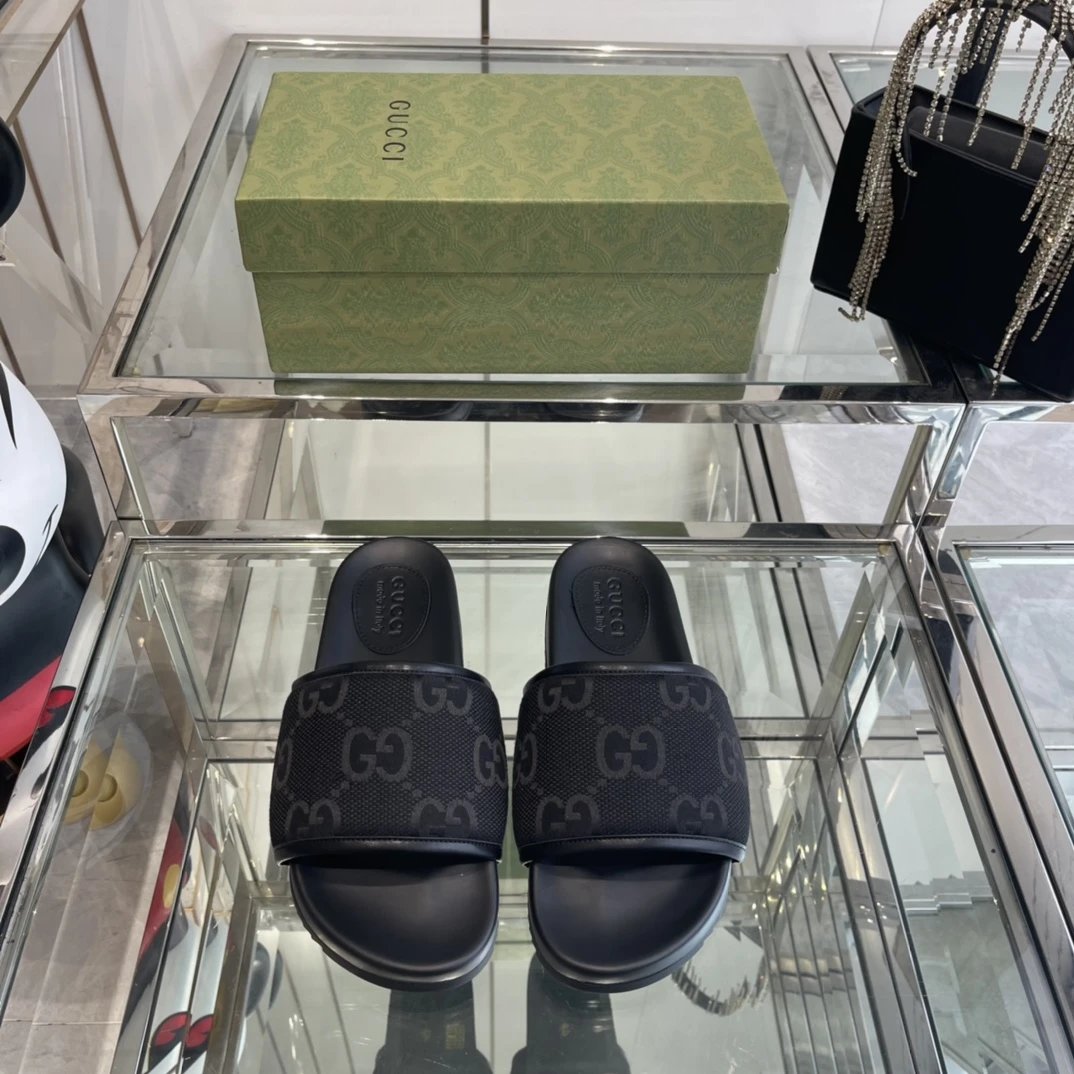 Gucci Slippers Open-Toe Platform — 8
