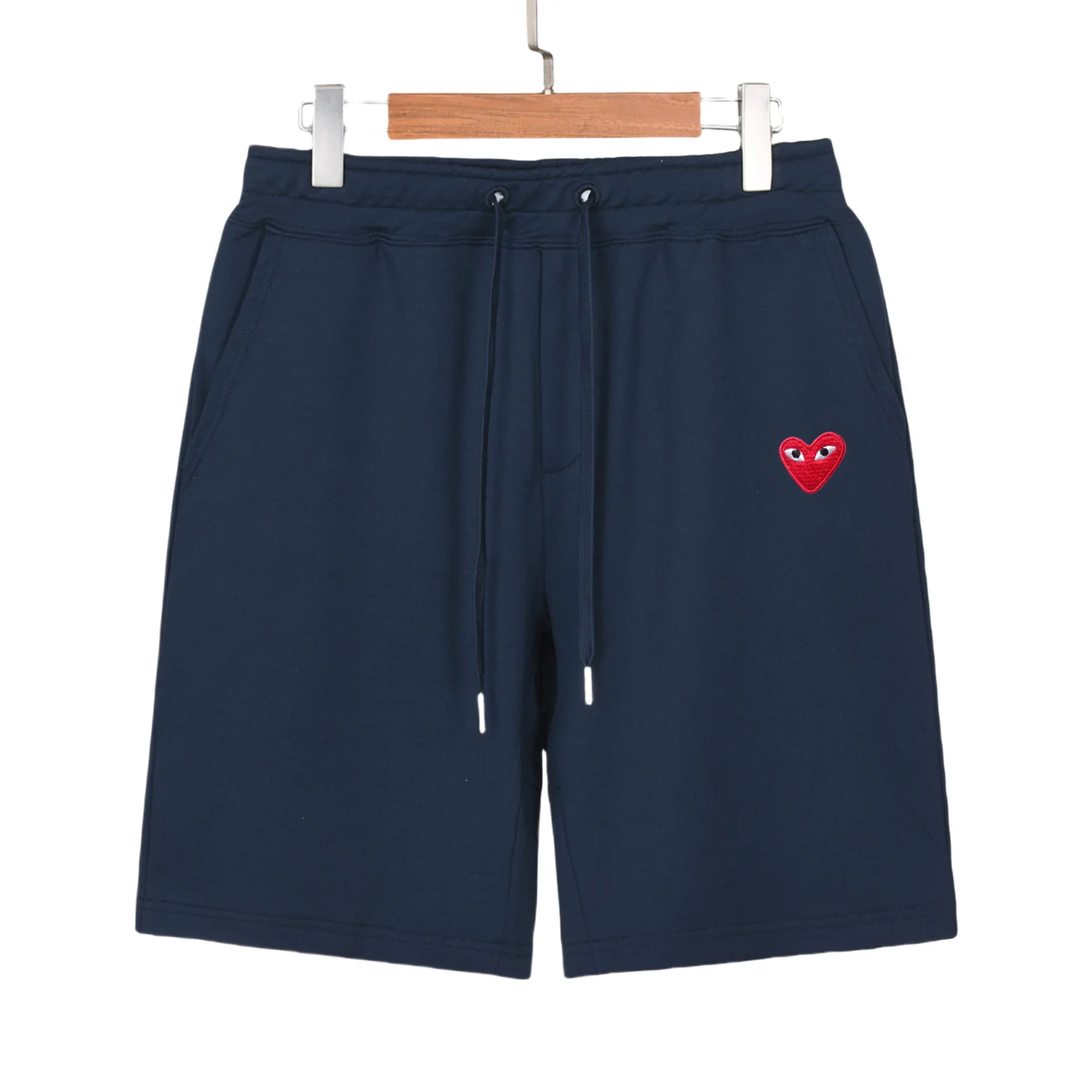 CDG Play Comme des Garçons Embroidered Casual Mid-Length Sweatshorts - rep szorty