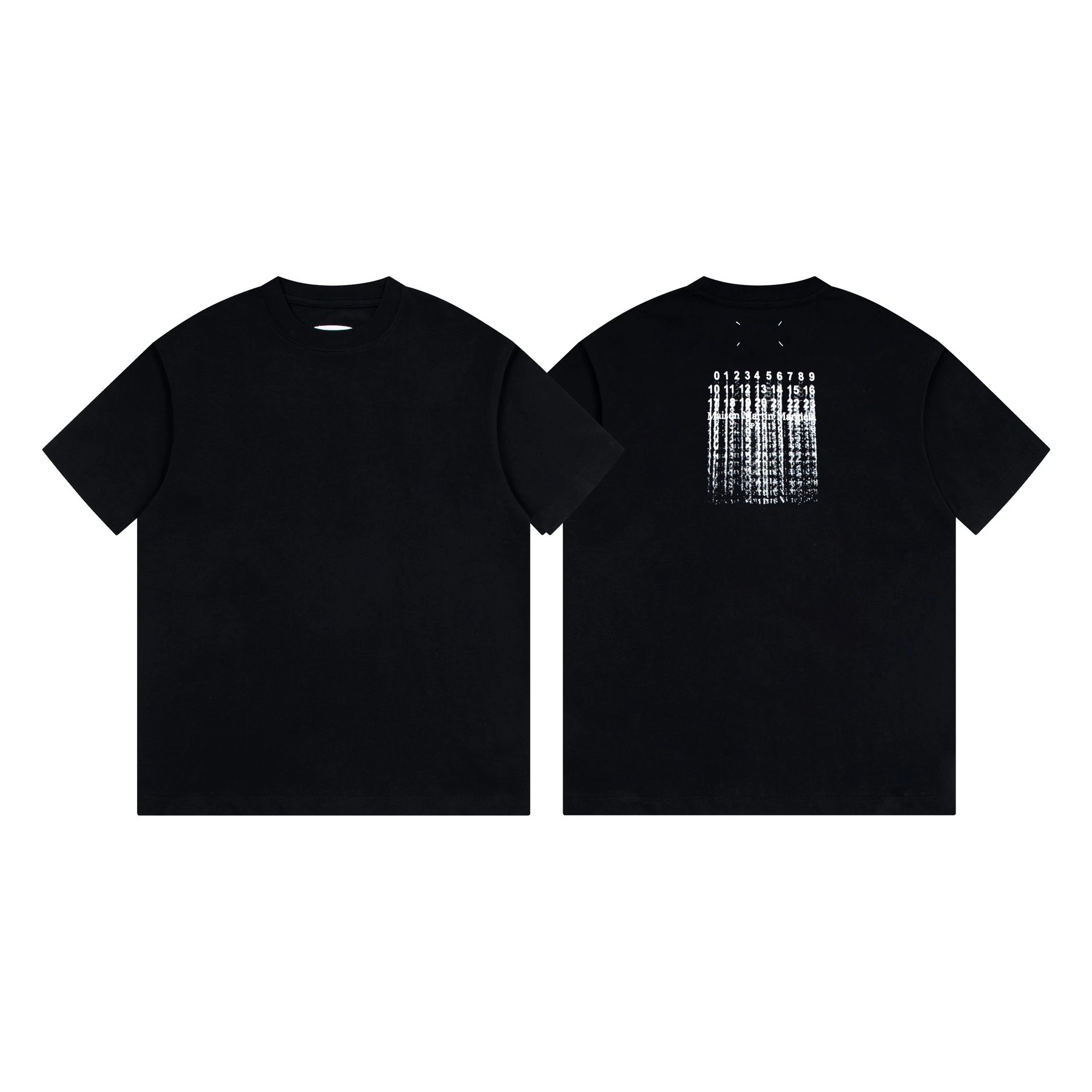 Maison Margiela Numbered Grid White T-Shirt - 12