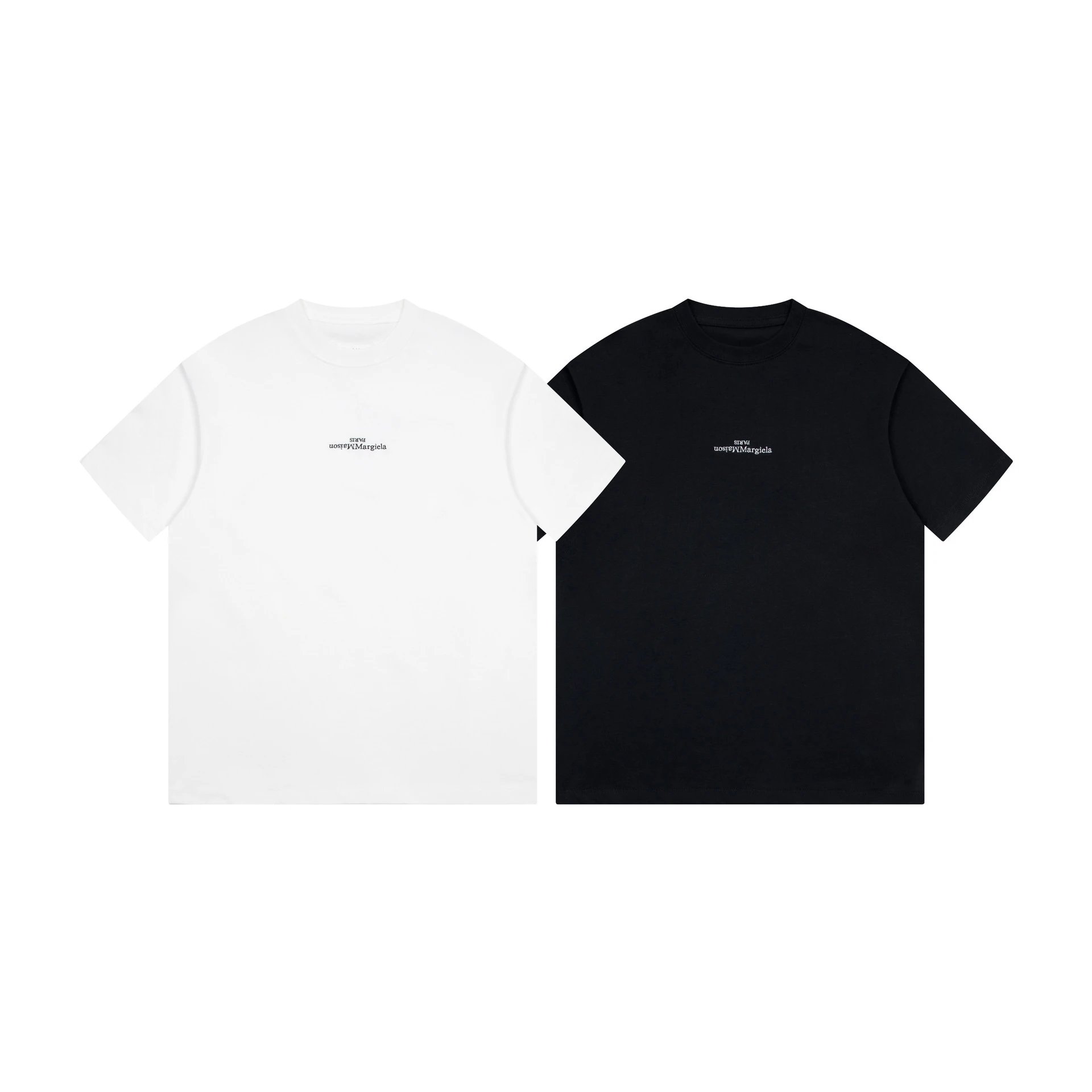 Maison Margiela Numbered Grid White T-Shirt - 37