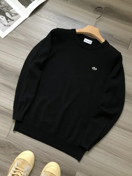 Lacoste Classic Crewneck Black Sweater - 1