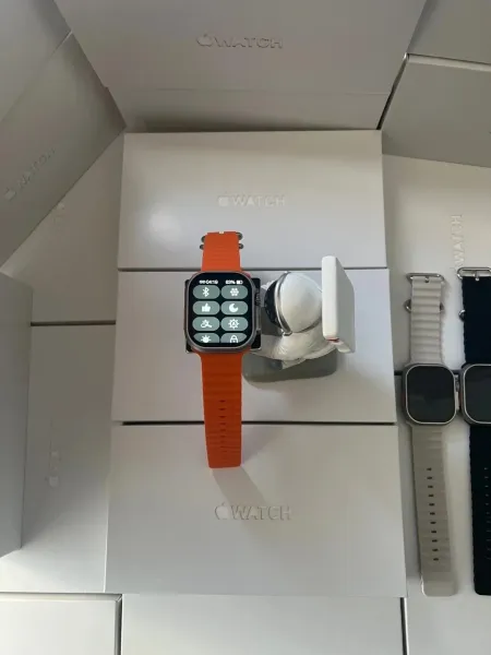 Apple Watch Ultra 2 Orange Sport Loop Smartwatch - 1