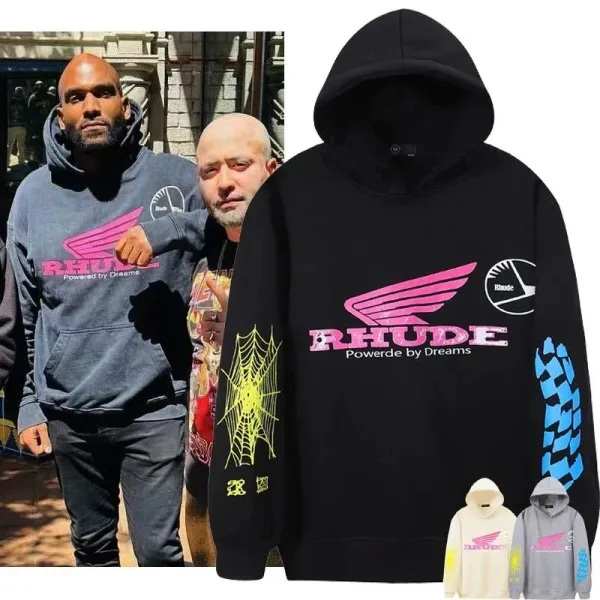Rhude St. Jean Beach Club Hoodie White - 6