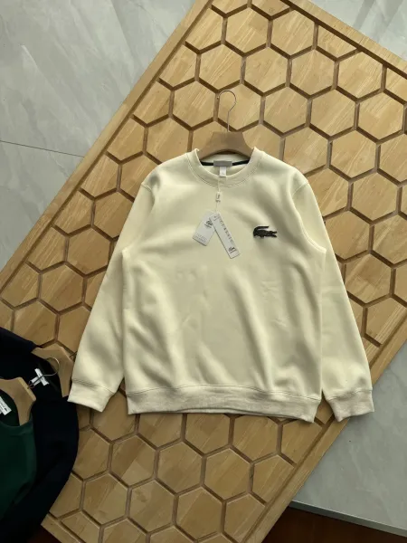 Lacoste Classic Crewneck Knit Sweater Black - 7