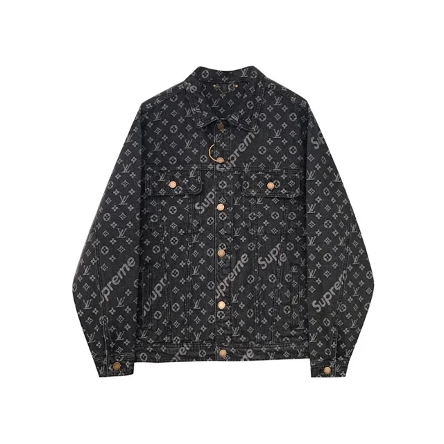 Louis Vuitton Jackets Monogram Denim Jacket product detail image 3