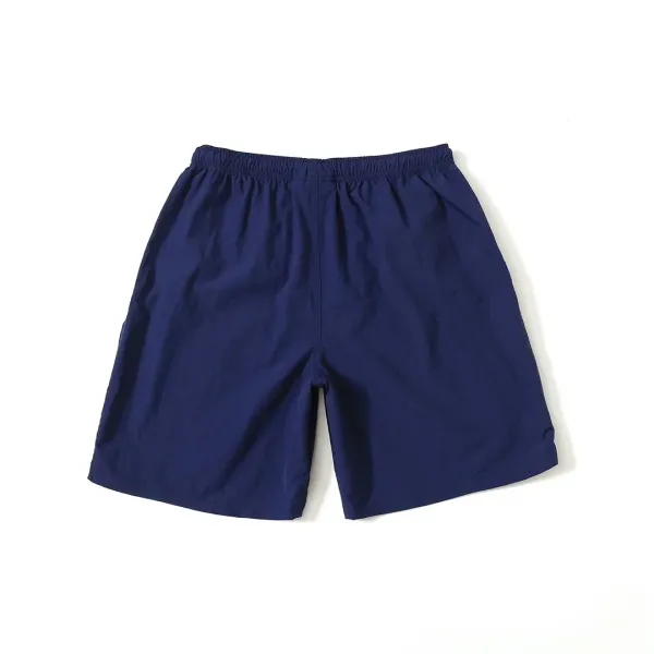 Design Solid Navy Swim Shorts - 1