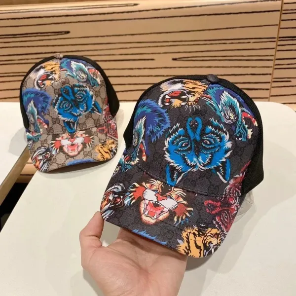 Gucci GG Marmont Floral Print Baseball Cap Multicolor - 4