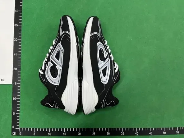 Dior B23 Low Gray Mesh Sneakers - 10