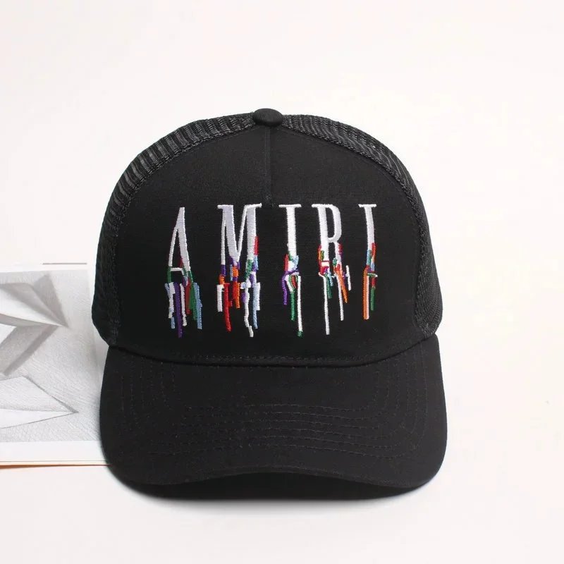Amiri Arts District Mesh Cap Black Red Brown White Blue Orange - 28