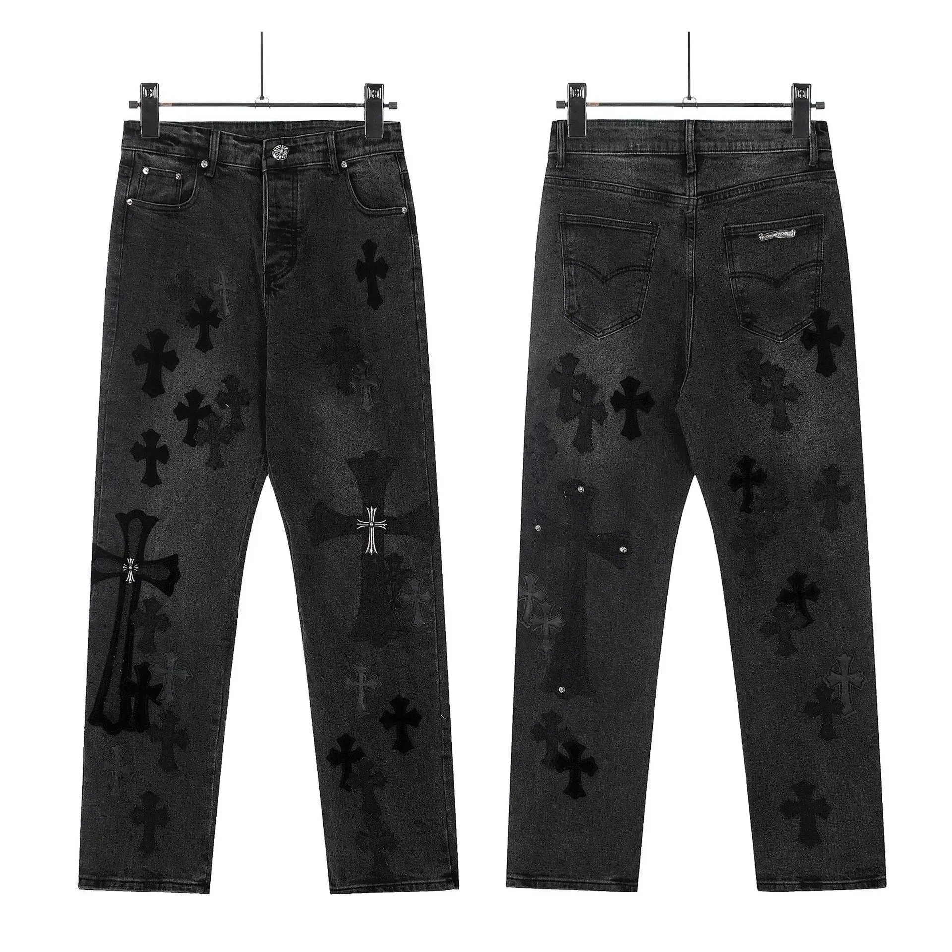 8120金属黑十字黑裤