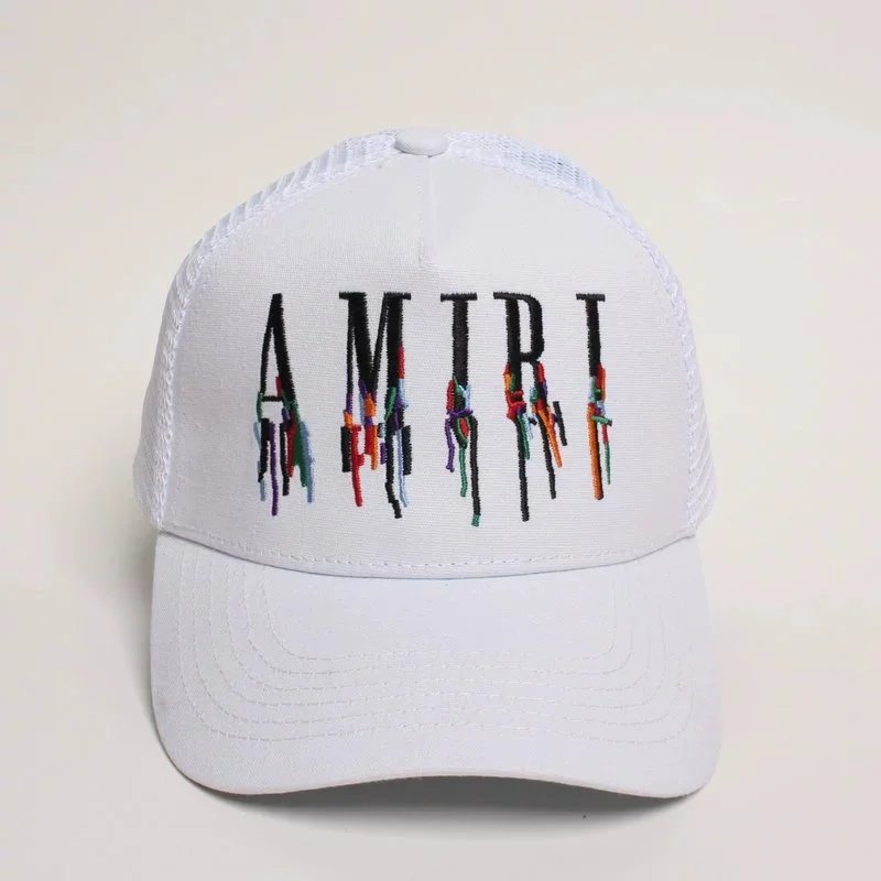 Amiri Arts District Mesh Cap Black Red Brown White Blue Orange - 30