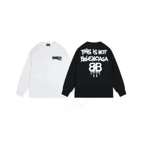 Balenciaga BB Logo Print White Hoodie - 7