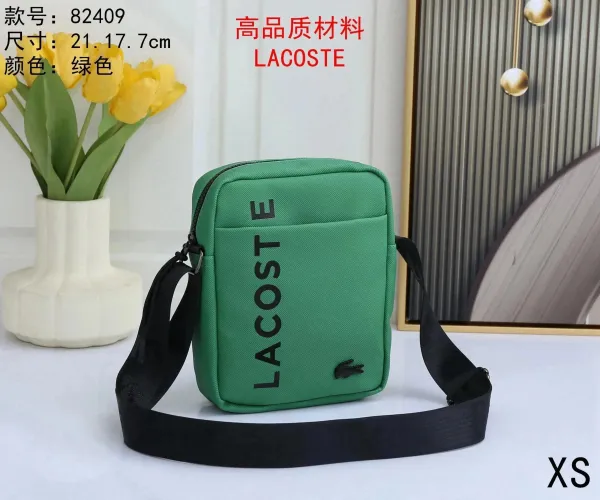 Lacoste Camera Bag Green Crossbody Bag - 1