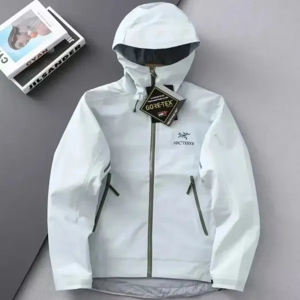 Arc'teryx Alpha SV Jacket White Gore-Tex Pro Outerwear - 1