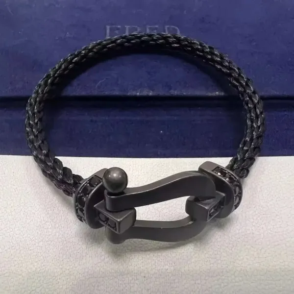 Fred Force 10 Black Ceramic and Onyx Bracelet - 1