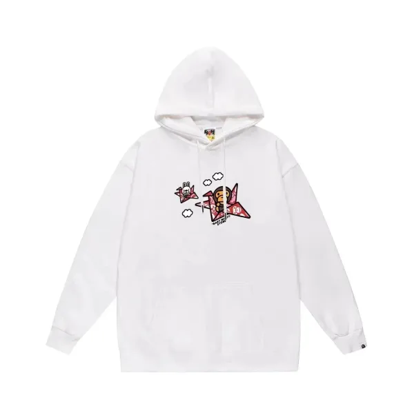 A Bathing Ape x OVO October's Very Own Gold Card Hoodie White - 7