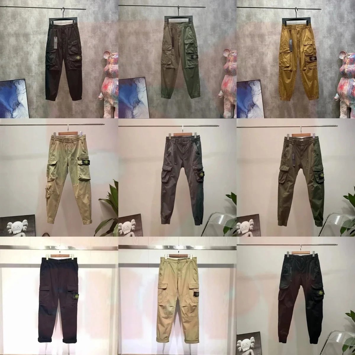 Stone Island Cargo Shorts Army Green - 3