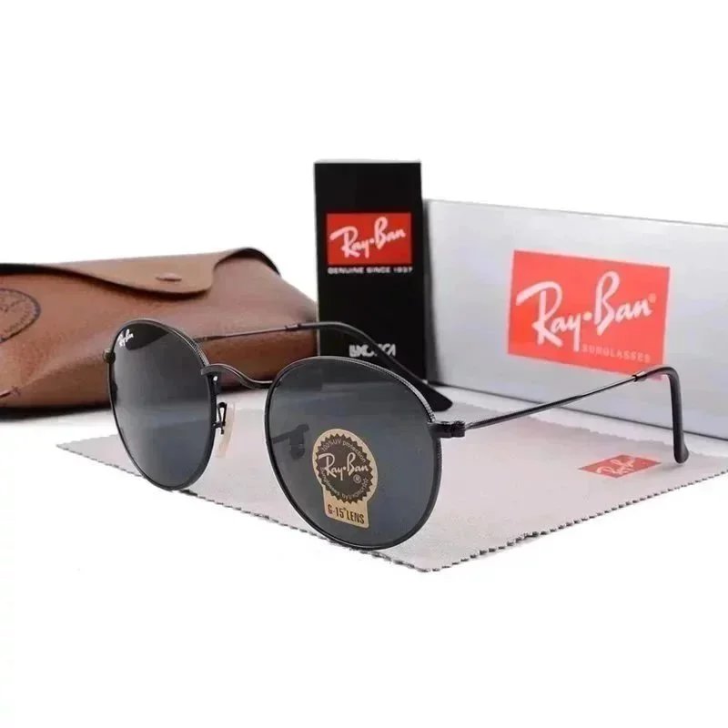 Ray-Ban Aviator Gold Frame Brown Lens Sunglasses - 12