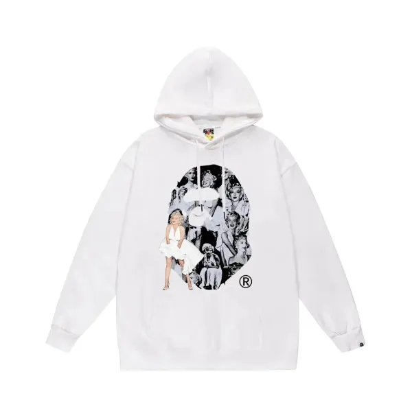 A Bathing Ape x OVO October's Very Own Gold Card Hoodie White - 10