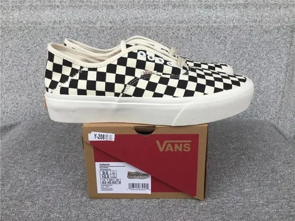 Vans Authentic Off The Wall Orange Canvas Sneakers Skateboard Shoes - 8