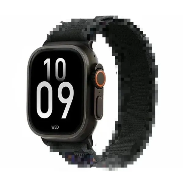 Apple Watch Ultra 2 Black Titanium with Black Alpine Loop Smartwatch - 1