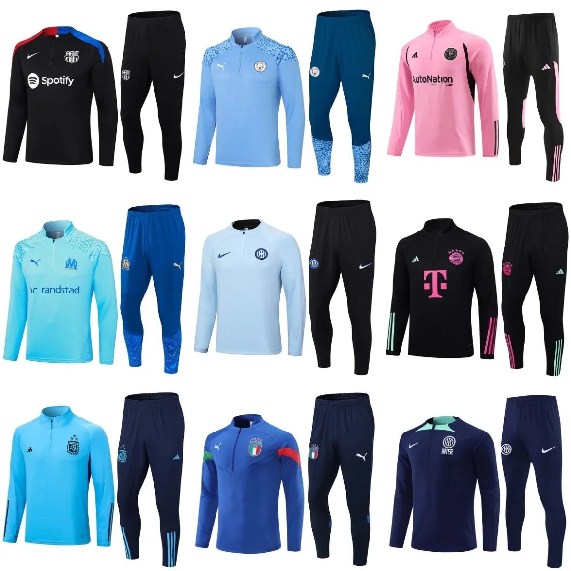 Nike, Puma, Adidas T