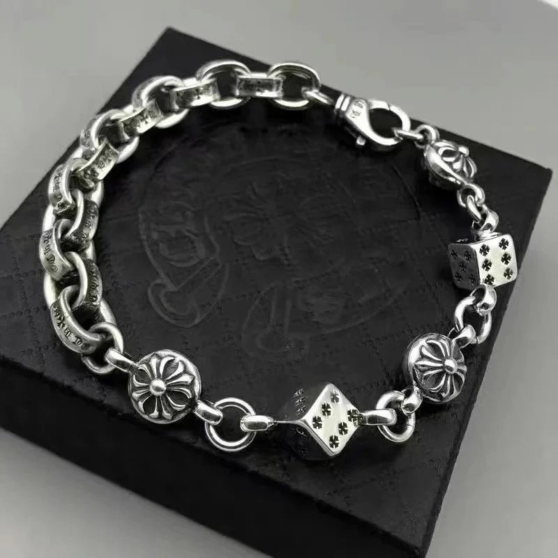 Chrome Hearts Classic Link Chain Bracelet Silver - 10