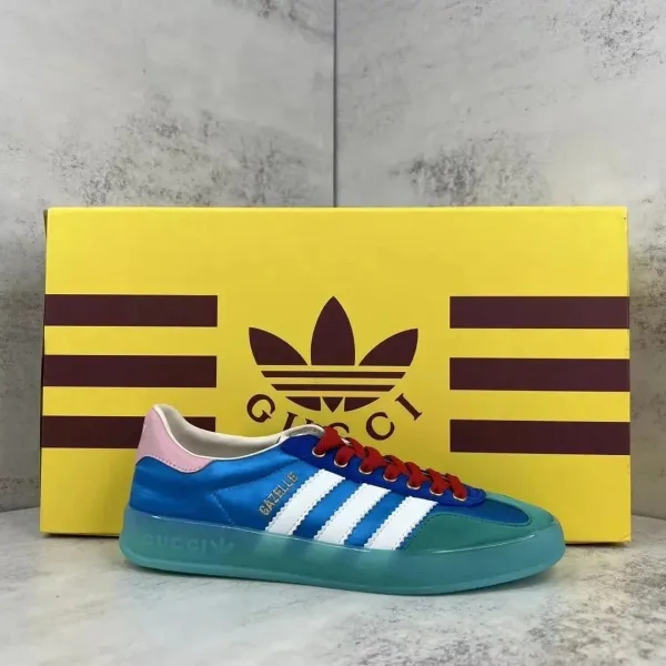 Adidas Originals x Gucci Gazelle Multicolor Sneakers - 1