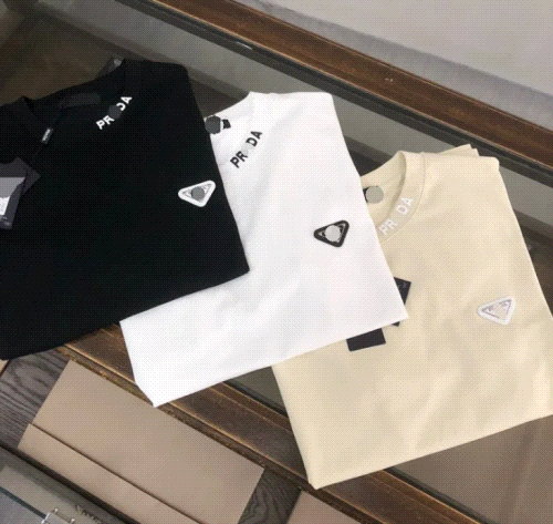 Prada Triangle Logo T-Shirt [3 styles]