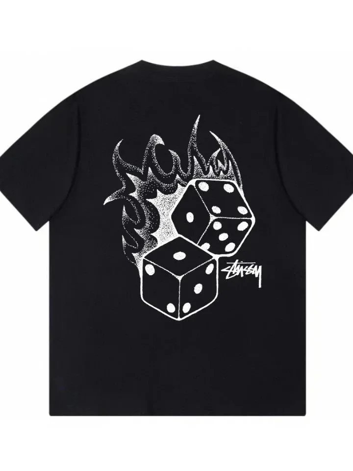 Stussy Dice Flame T-