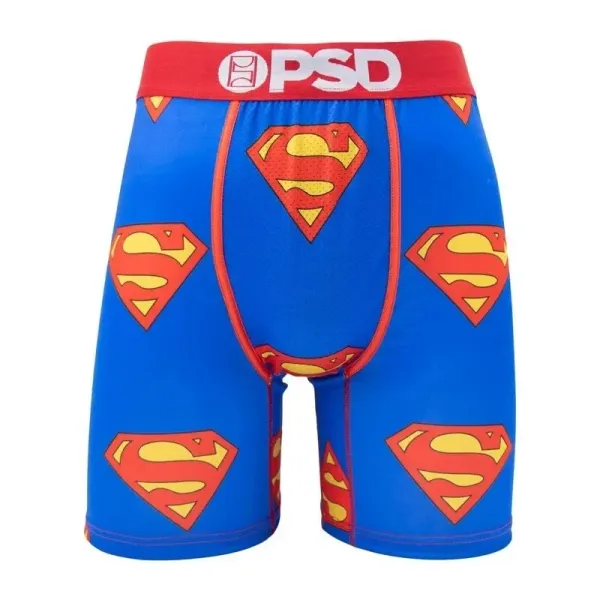 PSD x DC Comics Superman All-Over Print Blue Boxer Briefs - 1