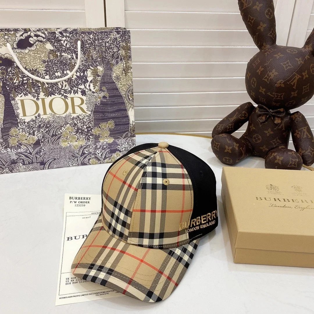 Burberry Classic Check Baseball Cap Multicolor - 9